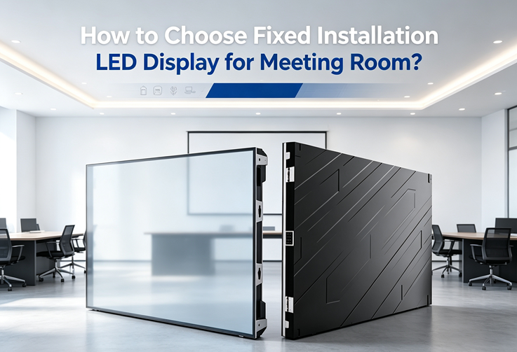 چگونه صفحه نمایش LED نصب ثابت را برای اتاق جلسه انتخاب کنیم؟